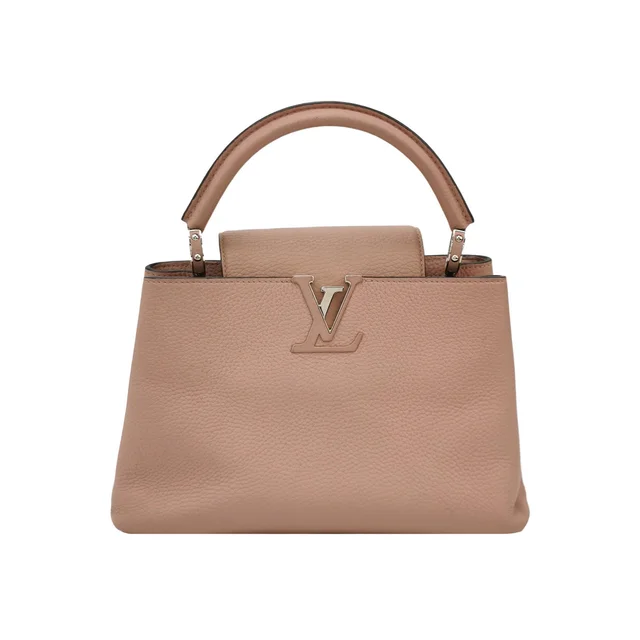 Louis Vuitton Capucines MM Bag, Metallic Leather