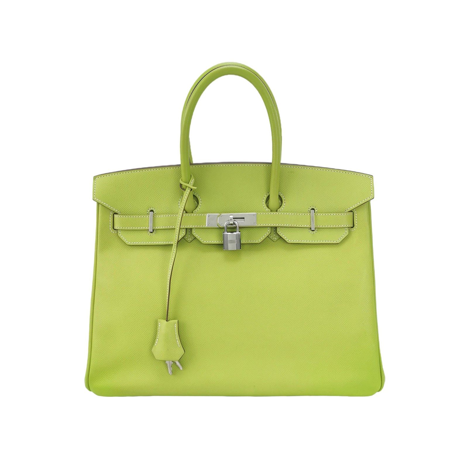 Hermès Birkin 35 sac à main, vert, Epsom cuir, photographier 1