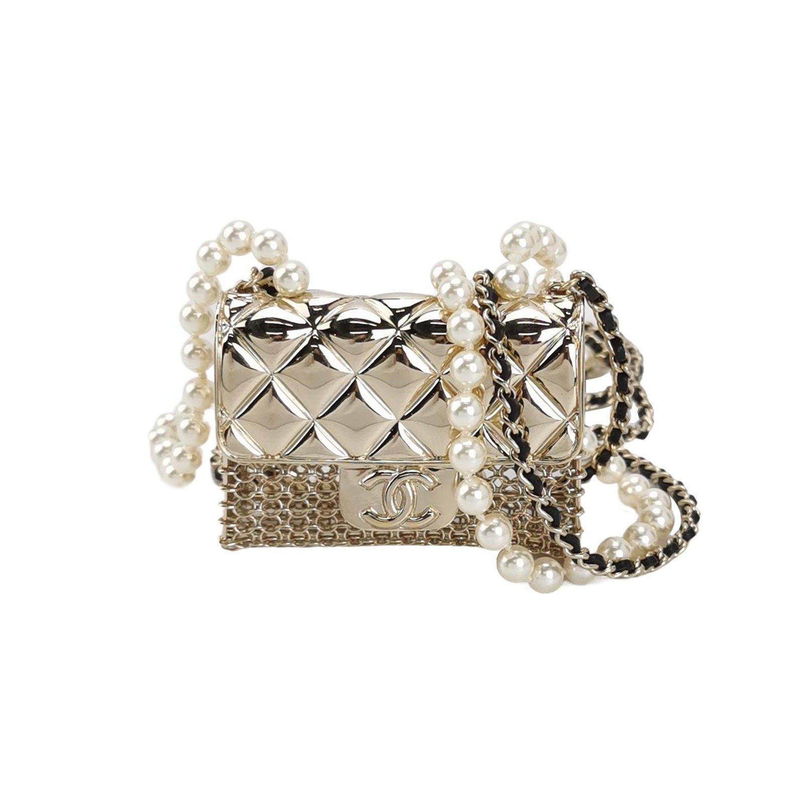 Chanel Necklace, Gold, Metal, photograph 1