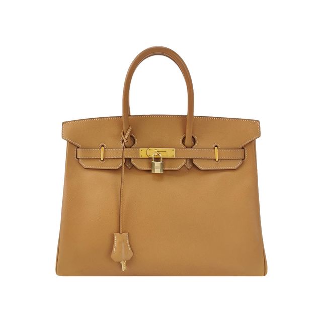 Hermès Birkin 35 Handtasche, Beige, Epsom Leder