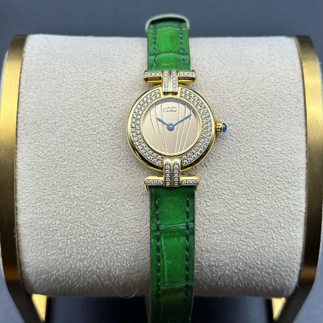 Cartier Vermeil Colisée Uhr, 24 mm, Gold, Sonstiges