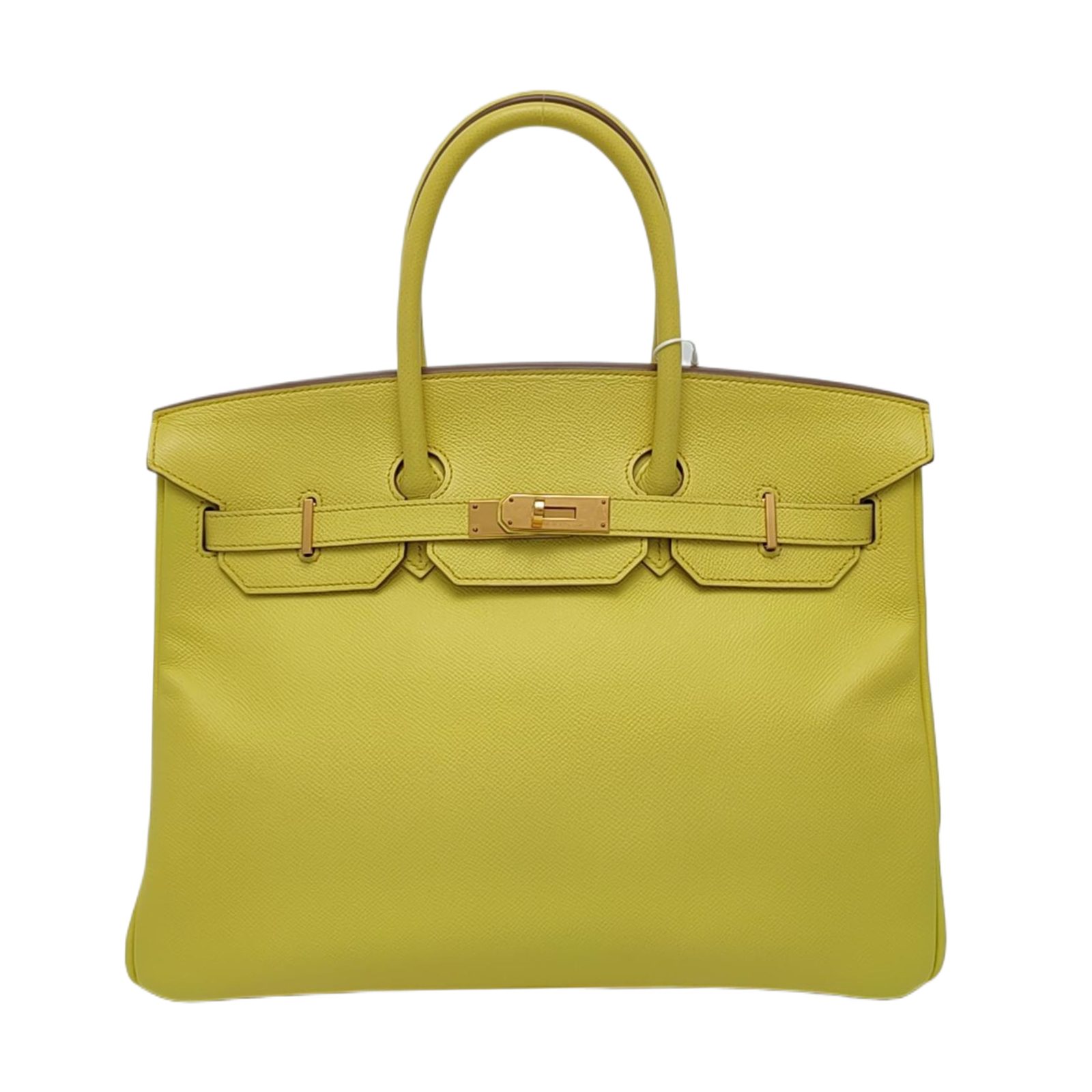 Hermès Birkin 35 Handtasche, Gelb, Leder, Fotografiere 1