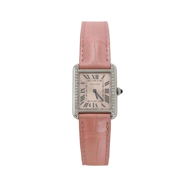 Cartier Tank Solo Uhr, Silber, Quarz, Artikel 68645833, Stahl