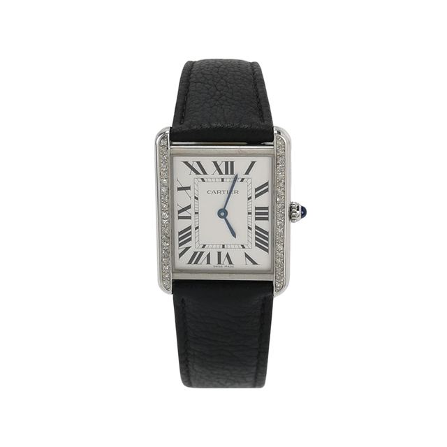 Cartier Tank Solo Uhr, Silber, Quarz, Artikel 68645935, Stahl