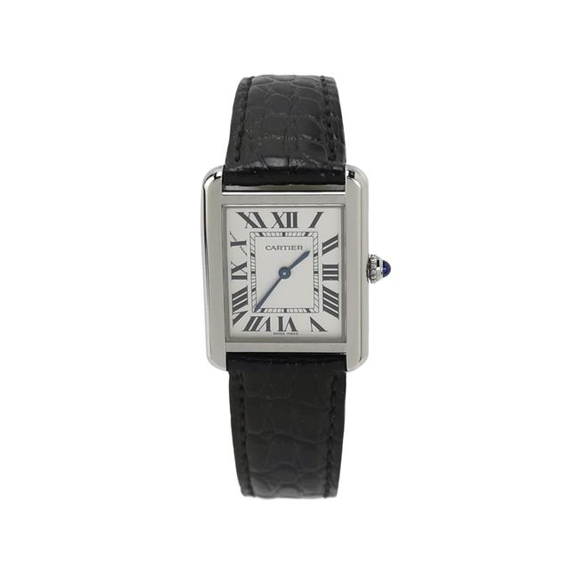 Cartier Tank Solo Uhr, Silber, Quarz, Artikel 68645961, Stahl
