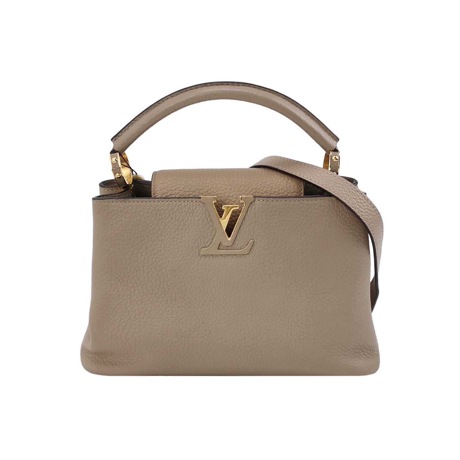 Louis Vuitton Capucines BB Shoulder Bag, 27 cm, Metallic, Leather, photograph 1