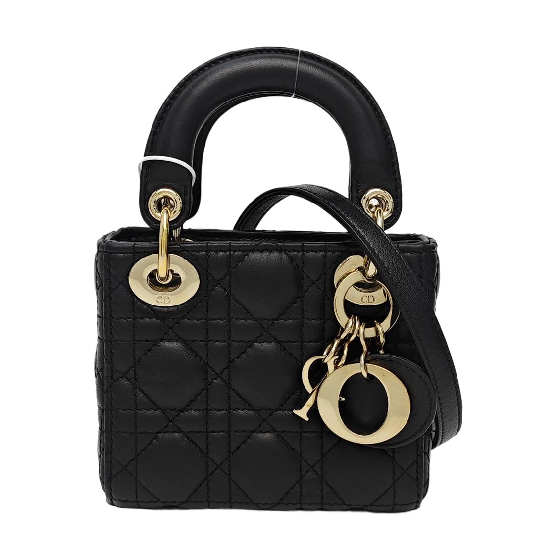 Dior Lady Dior Handbag, 12 cm, Cloth, photograph 1