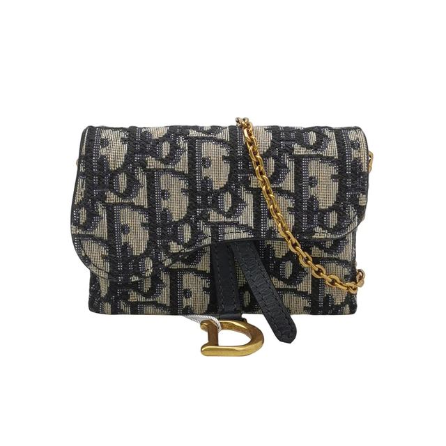 Dior Saddle Schultertasche, 11.5 cm, Leder, Sonstiges