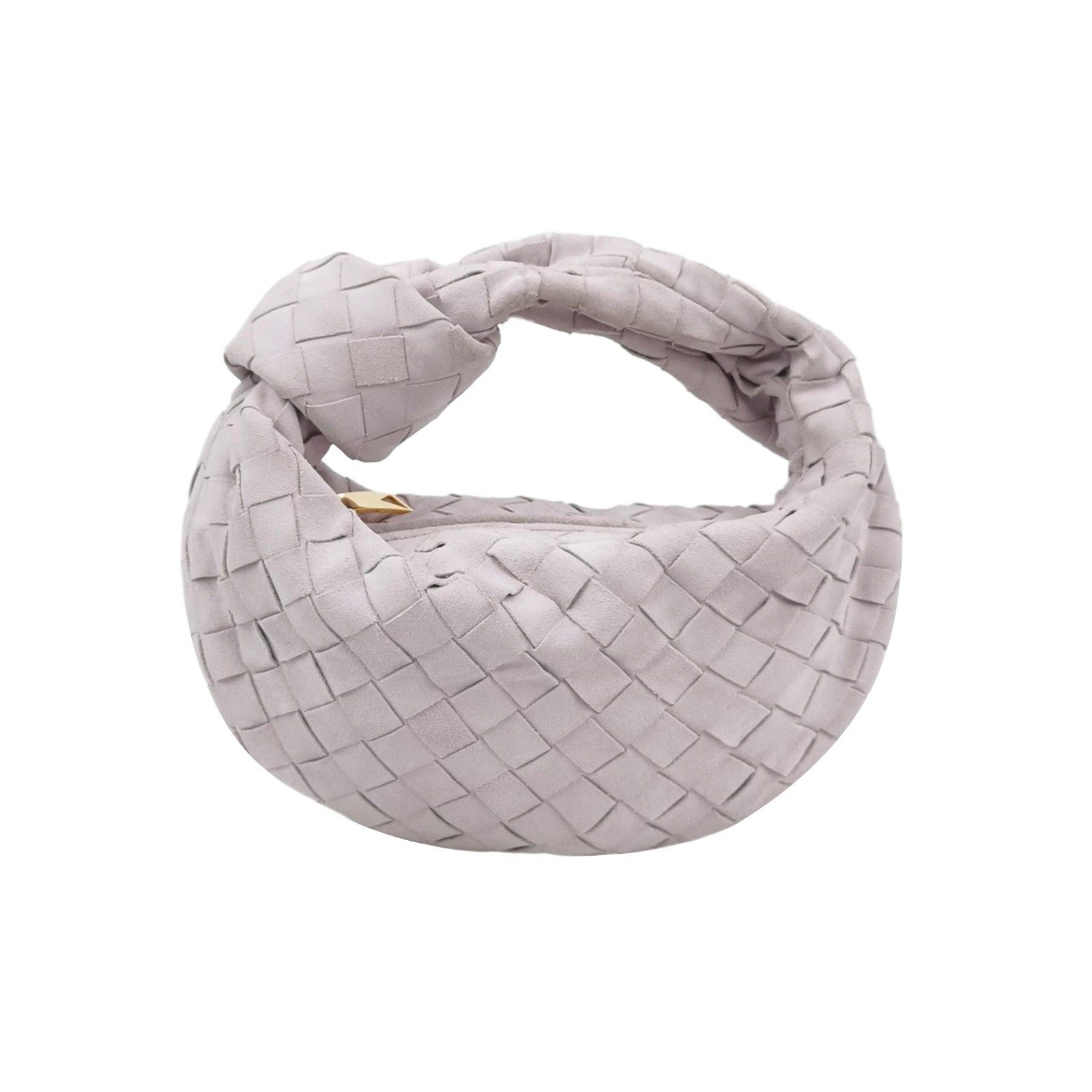 Bottega Veneta Jodie Handtasche, 24 cm, Violett, Wildleder, Fotografiere 1