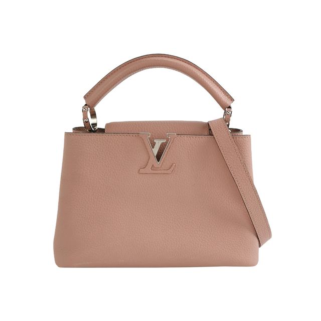 Louis Vuitton Capucines BB Schultertasche, 26.5 cm, Rosa, Leder