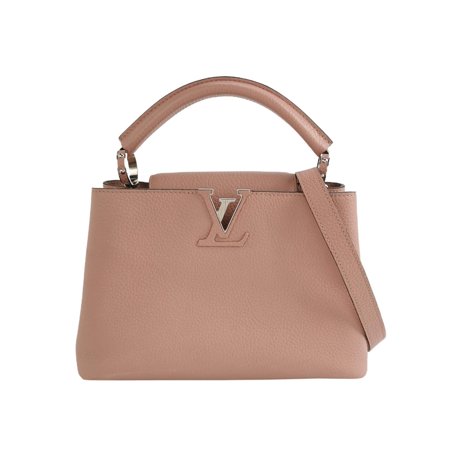 Louis Vuitton Capucines BB Schultertasche, 26.5 cm, Rosa, Leder, Fotografiere 1