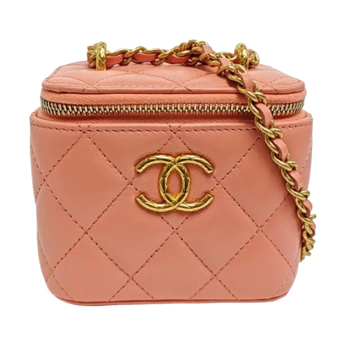 Chanel حقيبة كتف, 10 cm, وردي, جلد, صورة 1