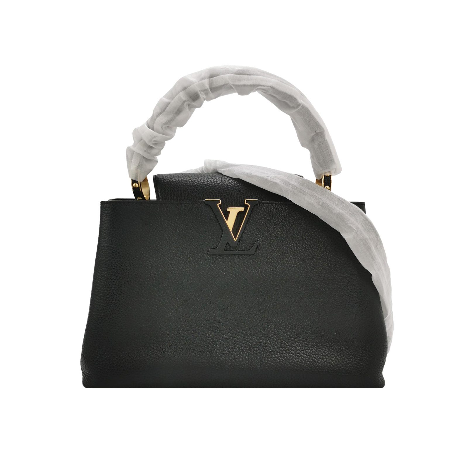 Louis Vuitton Capucines Schultertasche, 31 cm, Schwarz, Artikel 69374336, Leder, Fotografiere 1