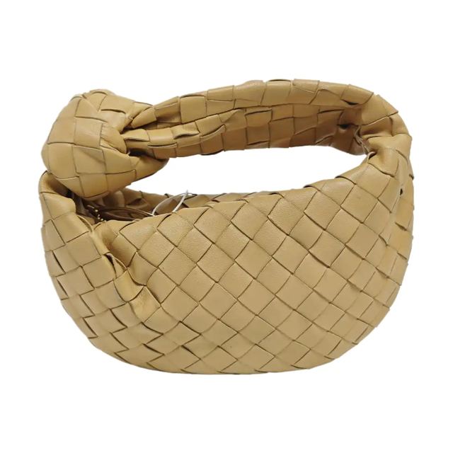 Bottega Veneta Jodie Handtasche, 26.5 cm, Khaki, Leder