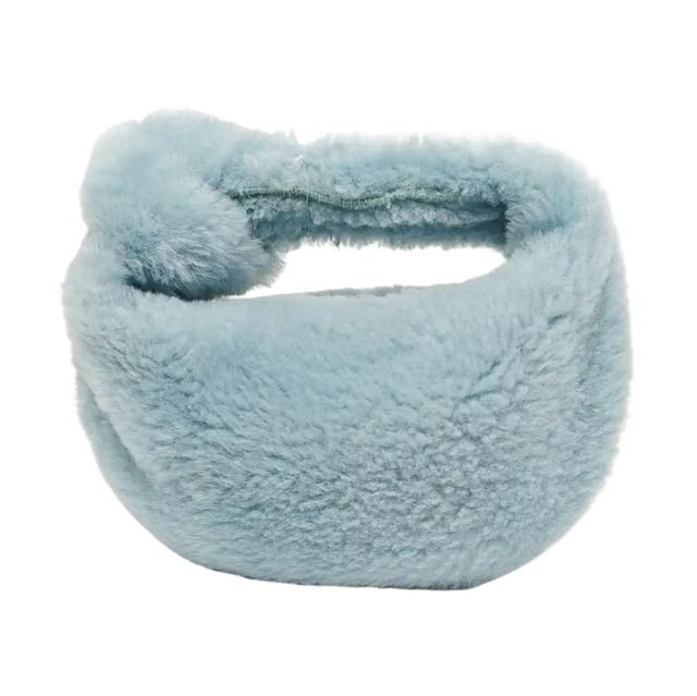 Bottega Veneta Jodie Handtasche, 28 cm, Blau, Stoff