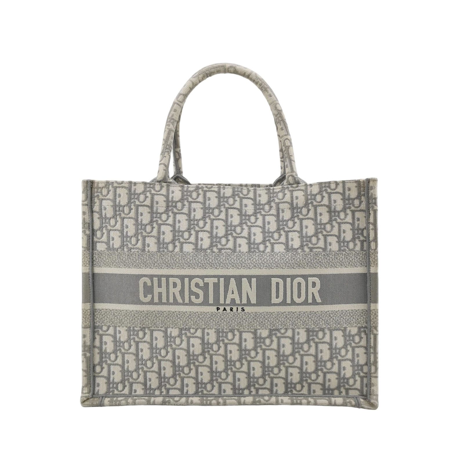 Dior Book Tote حقيبة يد, 36 cm, رمادي, قماش, صورة 1