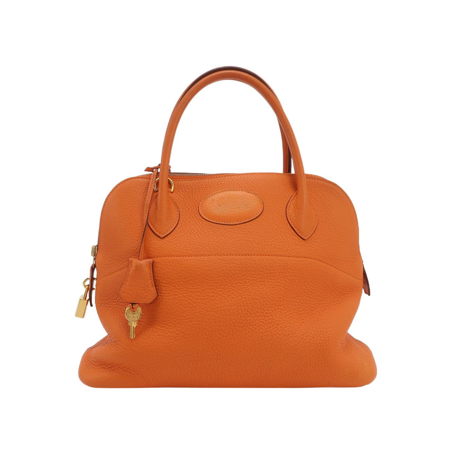 Hermès Bolide 31 Handbag, 31.5 cm, Orange, Leather, photograph 1