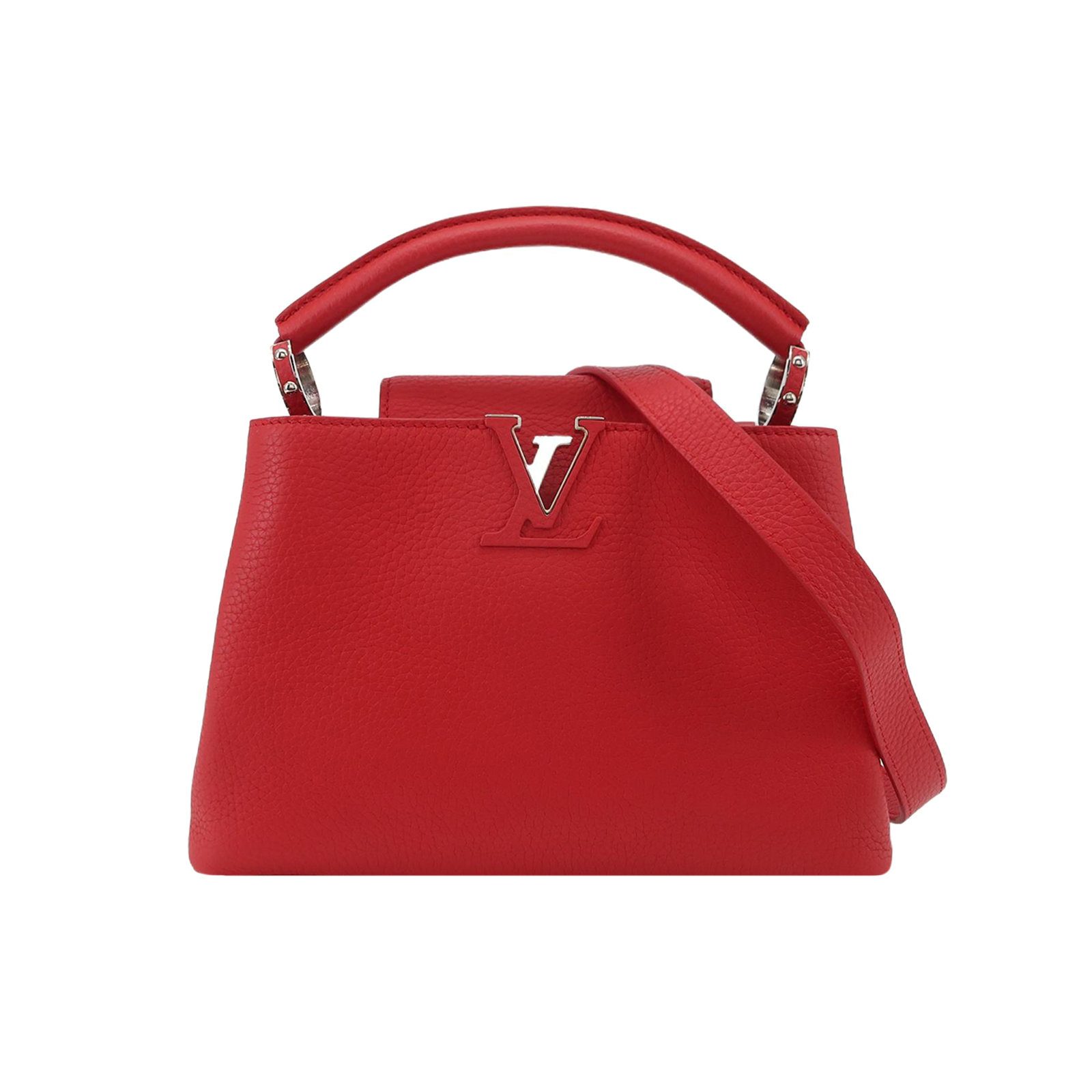 Louis Vuitton Capucines BB Schultertasche, 27 cm, Rot, Artikel 69869256, Leder, Fotografiere 1