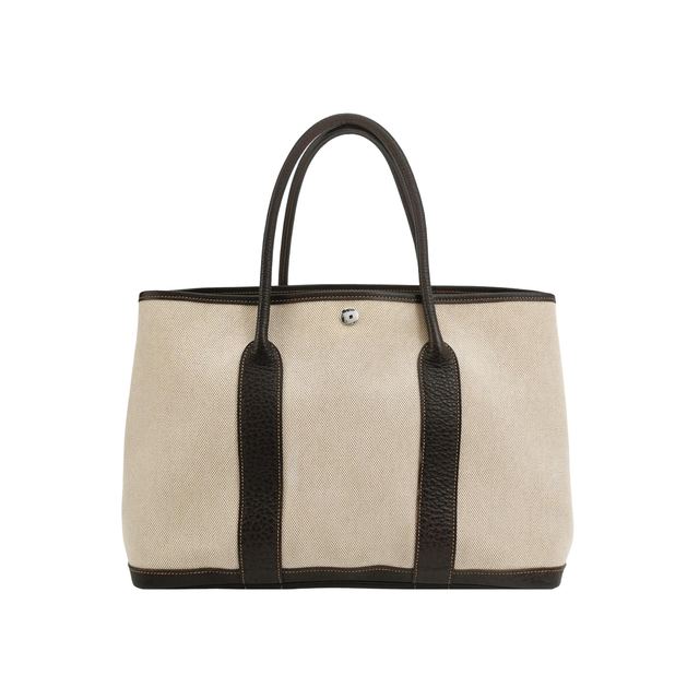 Hermès Garden Party 36 Handtasche, 36.5 cm, Beige, Artikel 69904377, Leder