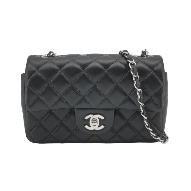 Chanel Classic Flap Umhängetasche, 20 cm, Schwarz, Artikel 69969717, Leder