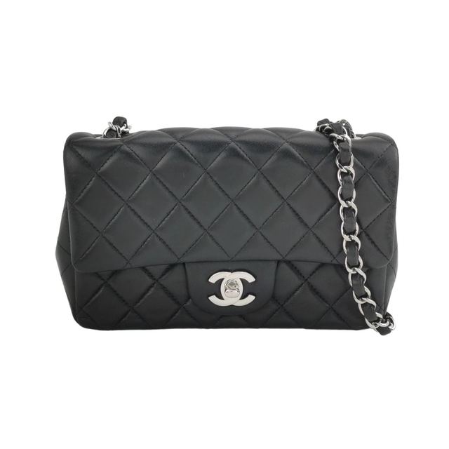 Chanel Classic Flap Schultertasche, 19.5 cm, Schwarz, Artikel 70124940, Leder