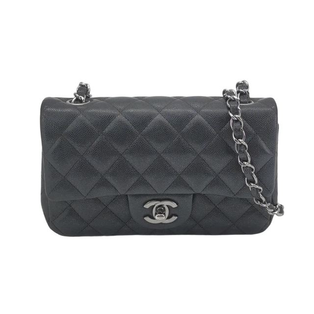 Chanel Classic Flap Umhängetasche, 20 cm, Schwarz, Artikel 70125078, Leder
