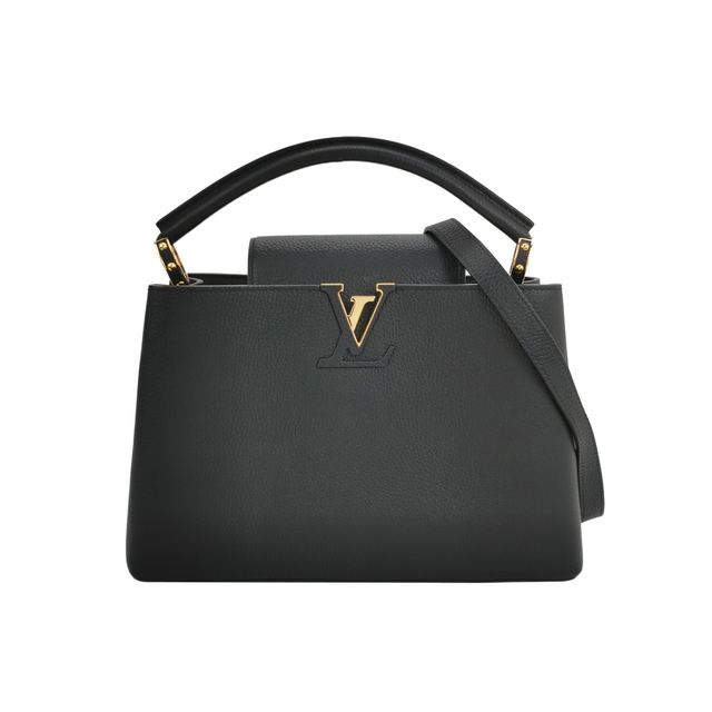 Louis Vuitton Capucines Schultertasche, 31 cm, Schwarz, Artikel 70125199, Leder