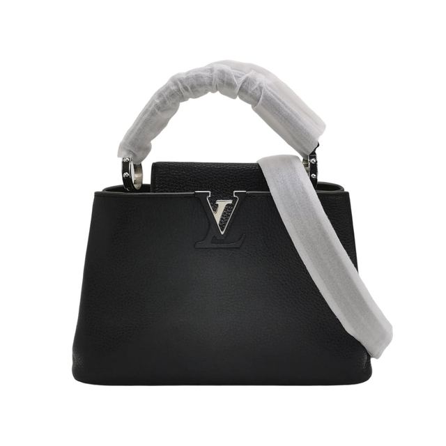 Louis Vuitton Capucines BB Schultertasche, 27 cm, Schwarz, Artikel 70126028, Leder