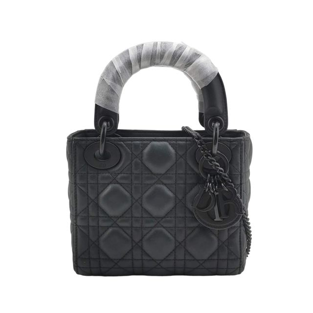 Dior Lady Dior Schultertasche, 17 cm, Schwarz, Artikel 70126487, Leder