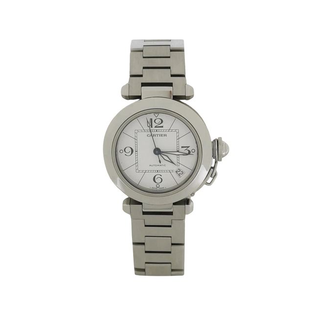 Cartier Pasha De Cartier Uhr, Weiß, Automatic, Stahl