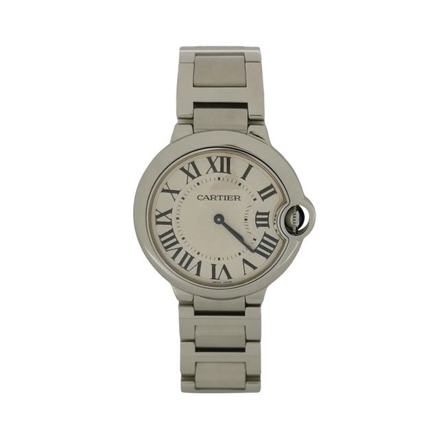 Cartier Ballon Bleu Uhr, Weiß, Quarz, Artikel 70220309, Stahl