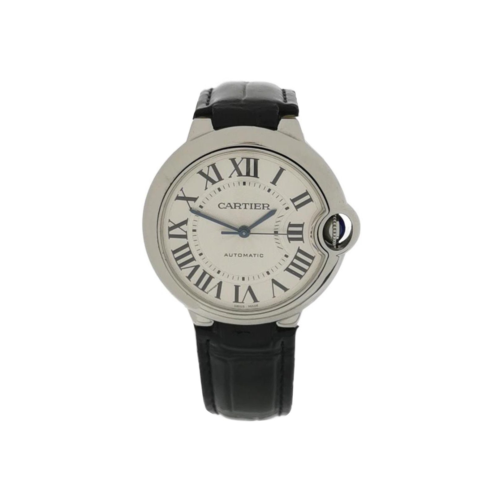 Cartier Ballon Bleu Watch, White, Automatic, Item 70220595, Steel, photograph 1