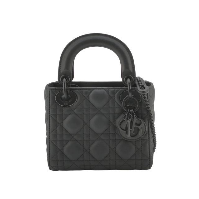 Dior Lady Dior Schultertasche, 17 cm, Schwarz, Artikel 70261036, Leder