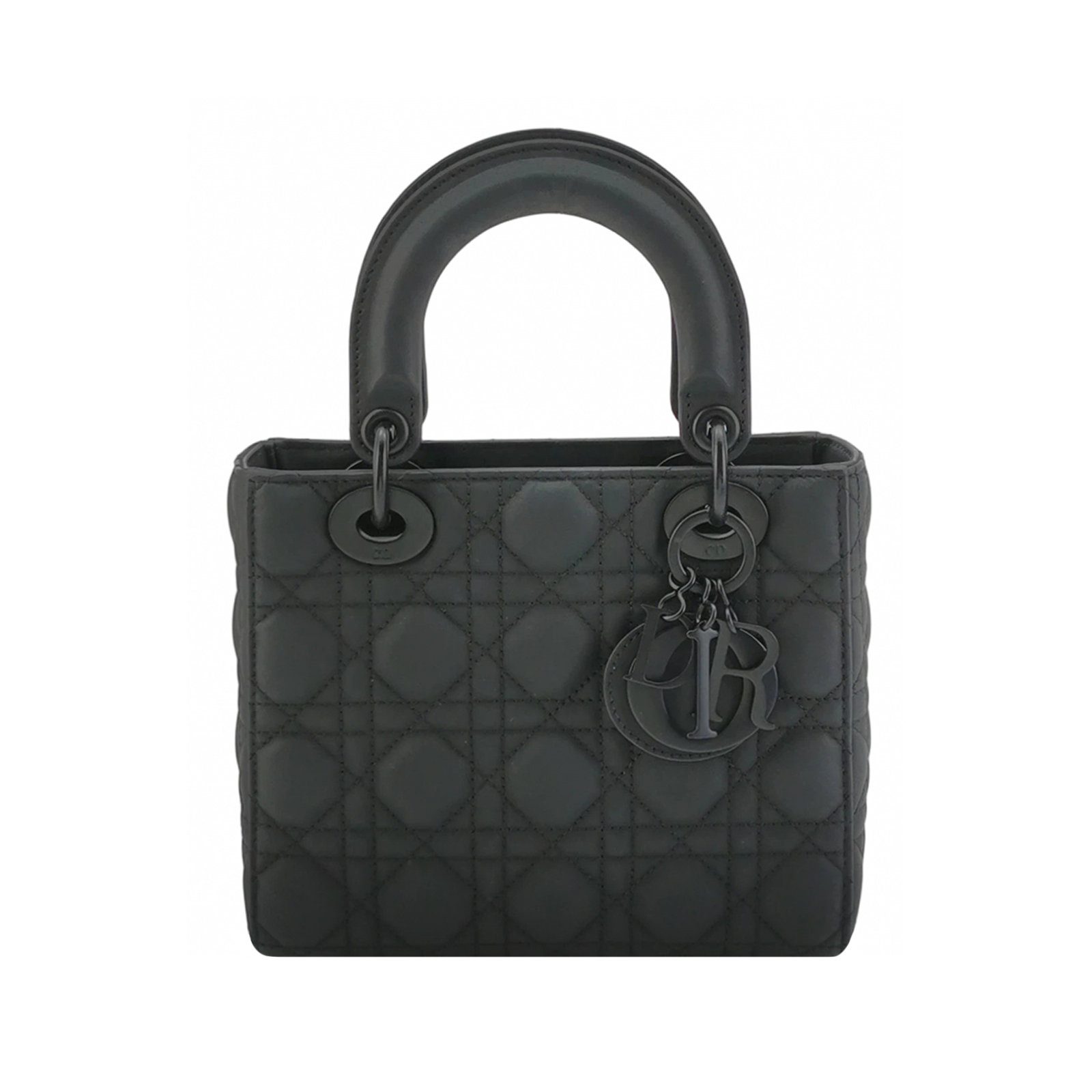 Dior Lady Dior sac à main, 20.5 cm, noir, cuir, photographier 1