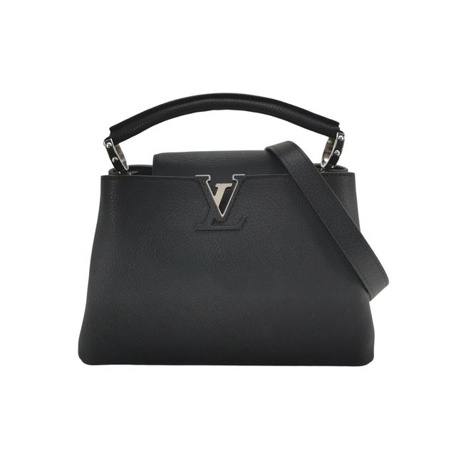 Louis Vuitton Capucines BB Schultertasche, 27 cm, Schwarz, Artikel 70625161, Leder