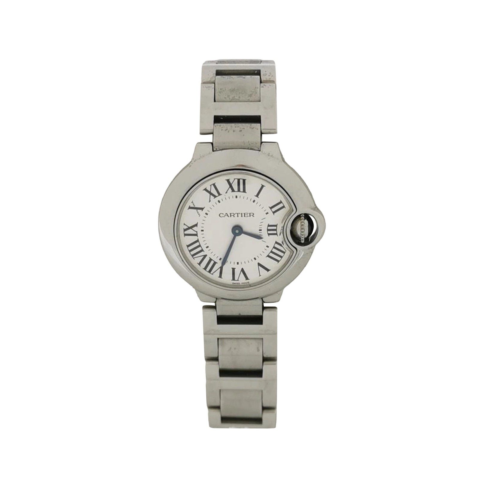 Cartier Ballon Bleu Watch, White Dial, Quartz, Item 70993944, Steel, photograph 1