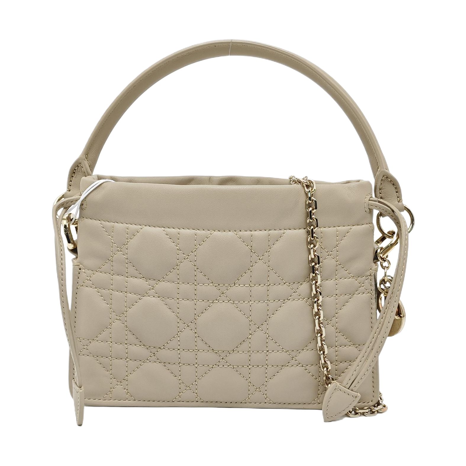 Dior Lady Dior Milly sac à main, 19 cm, kaki, cuir, photographier 1