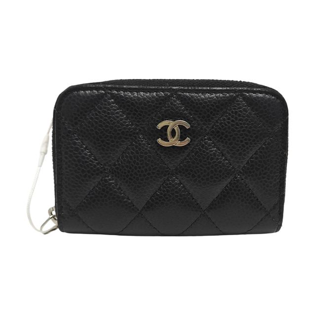 Chanel Classic Flap Kartenetui, 11 cm, Schwarz, Artikel 71688062, Leder