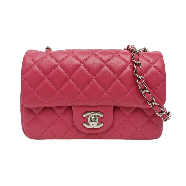 Chanel Classic Flap 29, وردي, جلد