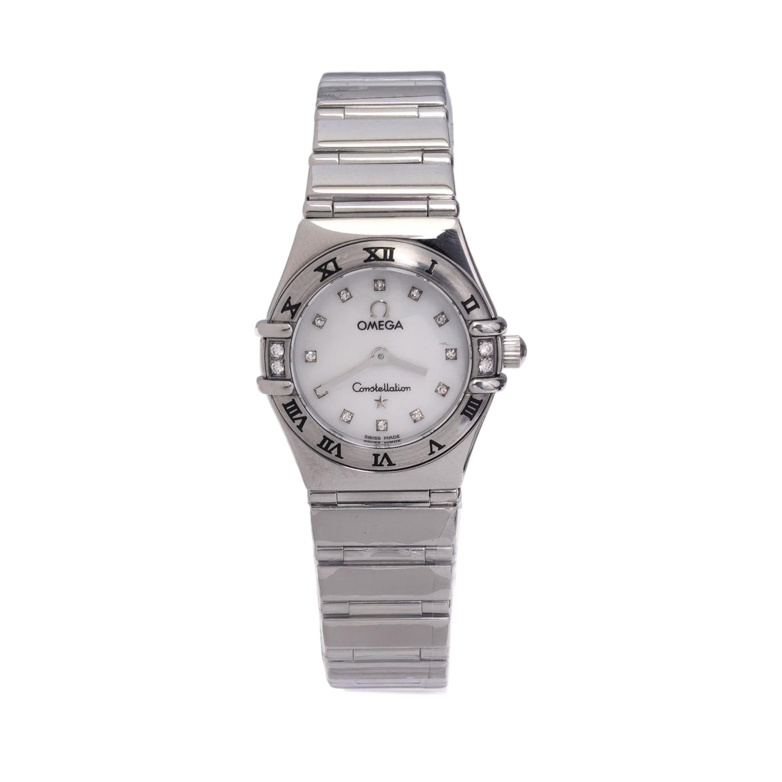 Omega Constellation, White, Steel, photograph 1
