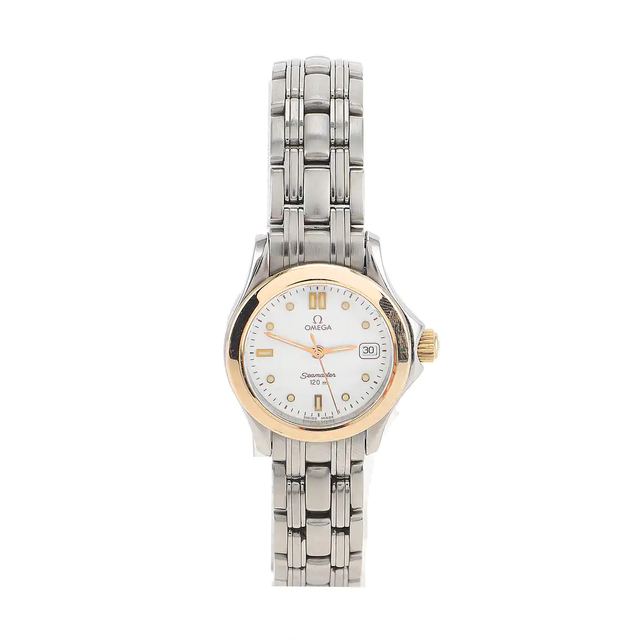 Omega Seamaster, Weiß, Stahl