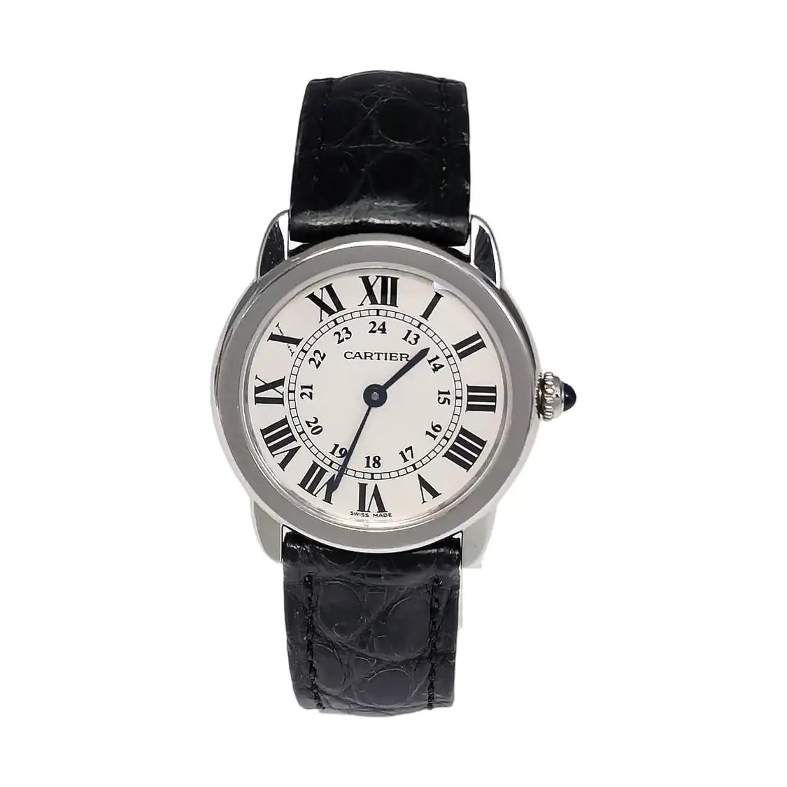 Cartier Ronde de Cartier, White, Steel, photograph 1