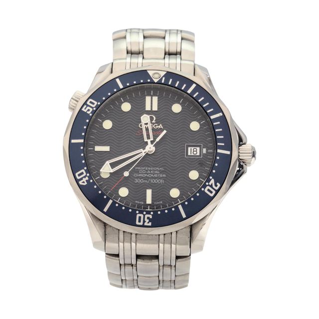 Omega Seamaster, 深藍色, 鋼