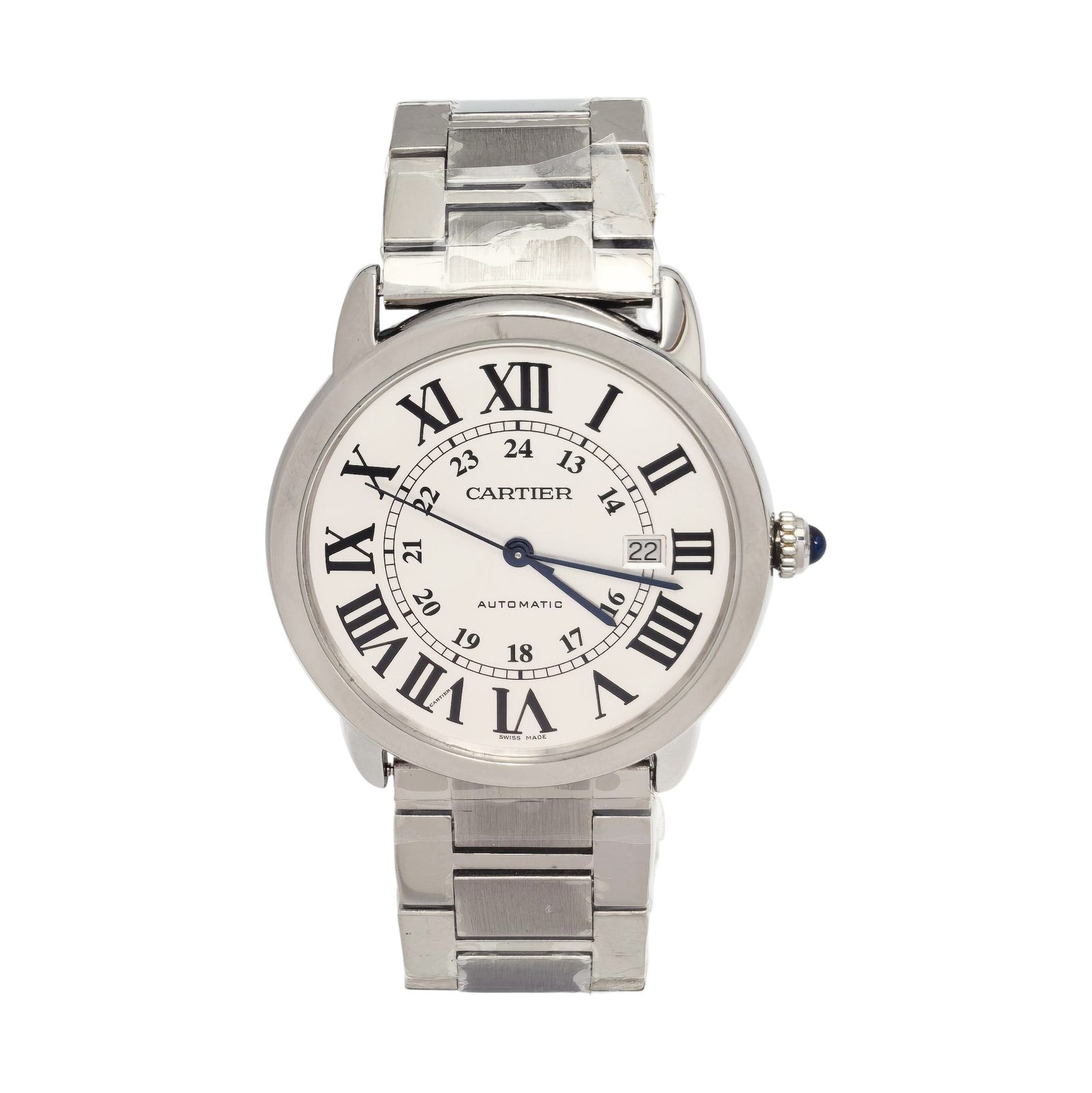 Cartier Ronde de Cartier, White, Steel, photograph 1