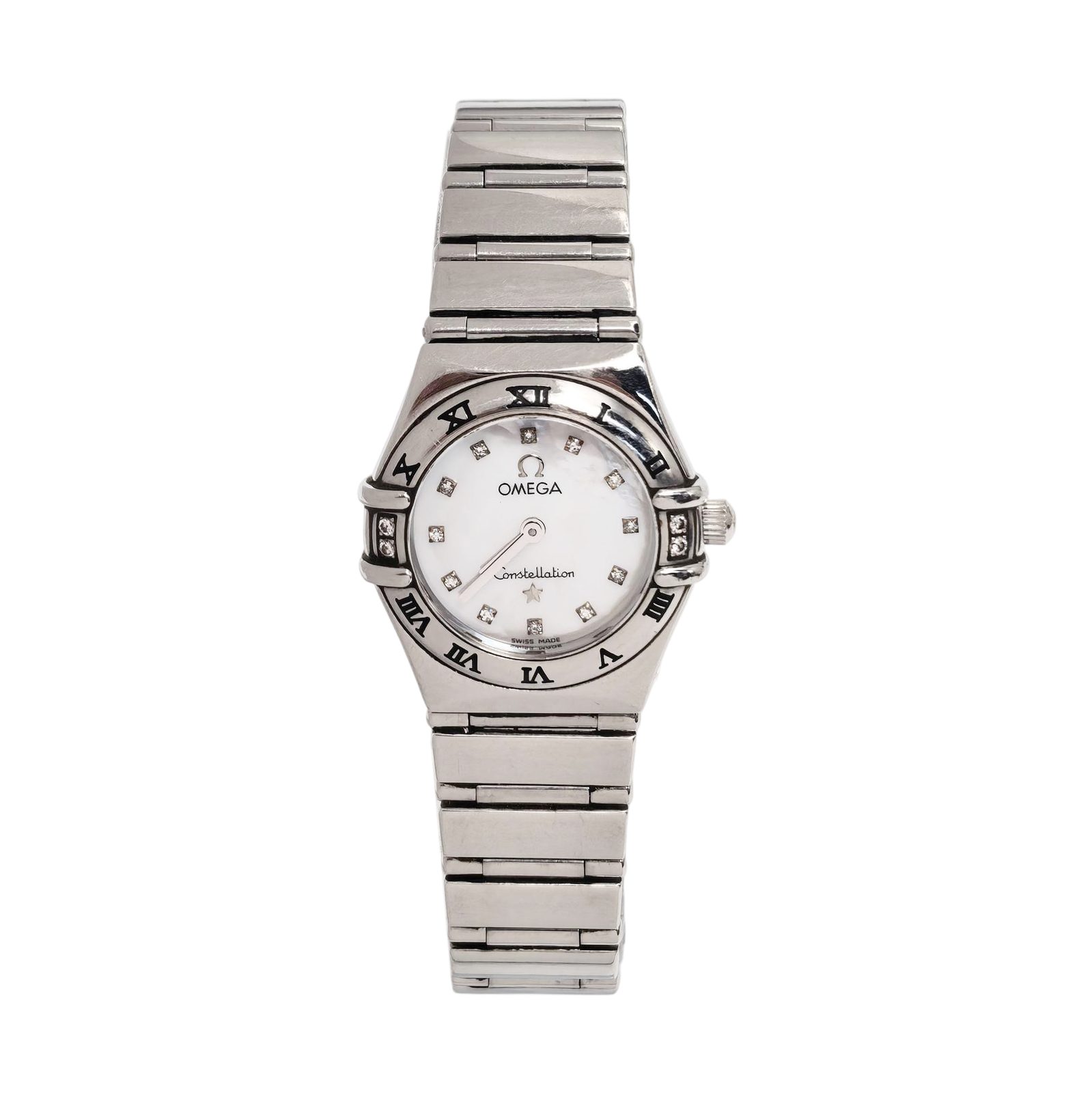 Omega Constellation, White, Steel, photograph 1