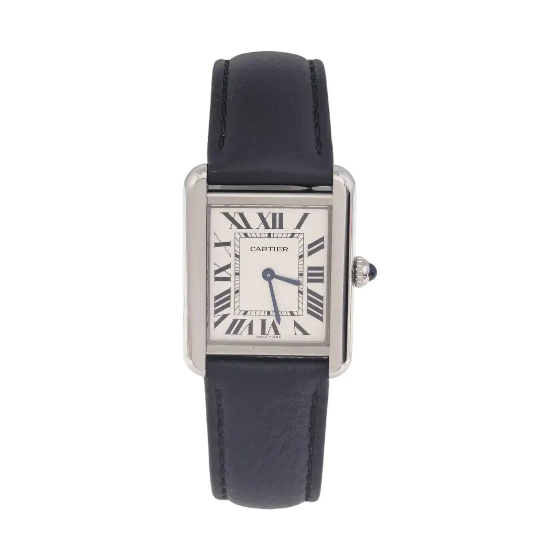 Cartier Tank WSTA0030, white, Metal, photograph 1