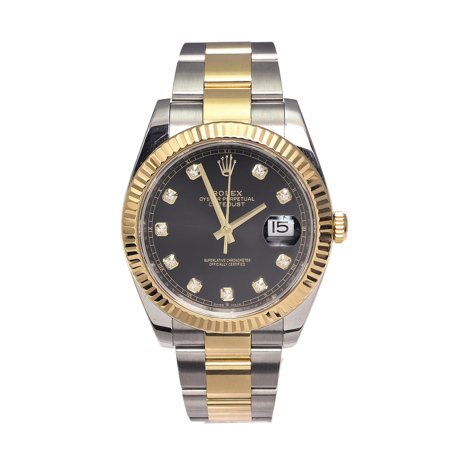 ROLEX Datejust, أسود, معدن, صورة 1