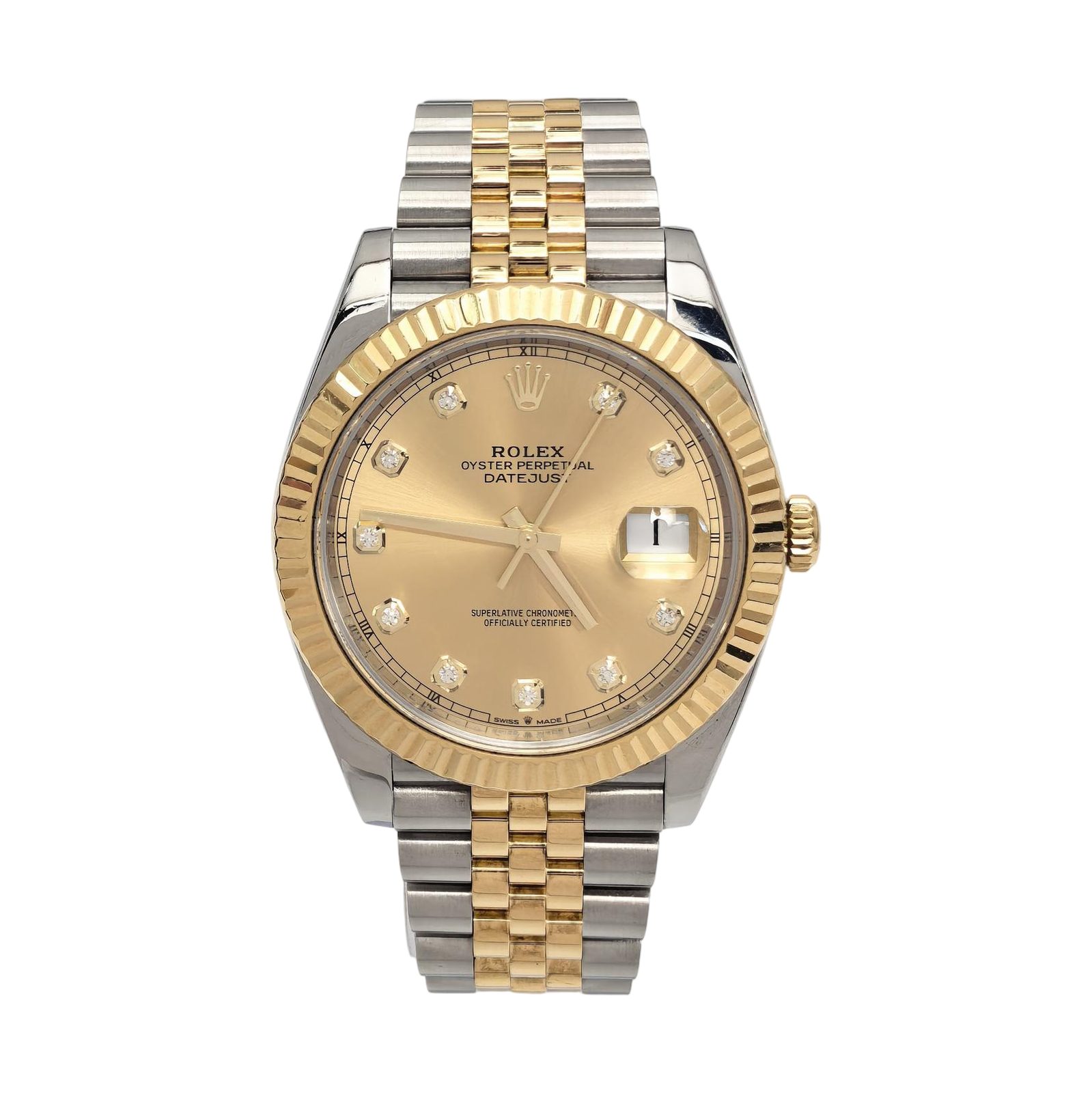 ROLEX Datejust, gold, photograph 1
