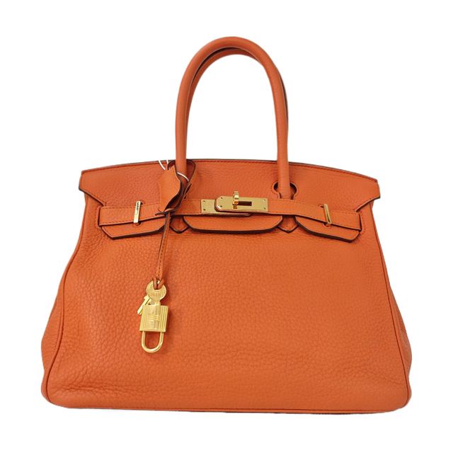 HERMÈS Birkin 30, ذهب, جلد