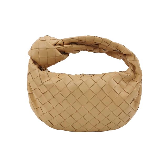 Bottega Veneta Jodie, كاكي, جلد